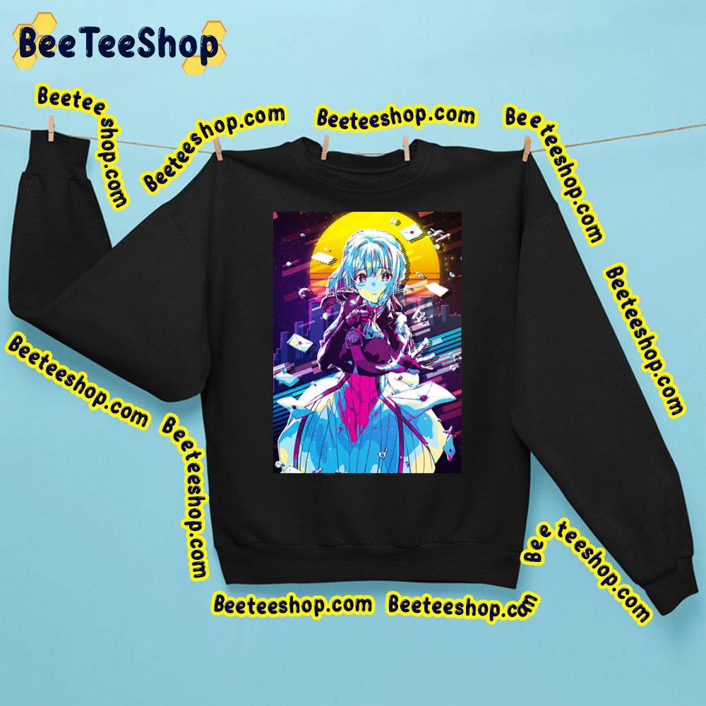 Art Violet Evergarden Vaporwave Trending Unisex Sweatshirt