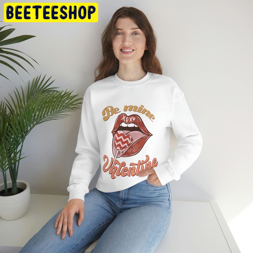 Be Mine Valentine Xoxo Lip Trending Unisex Shirt