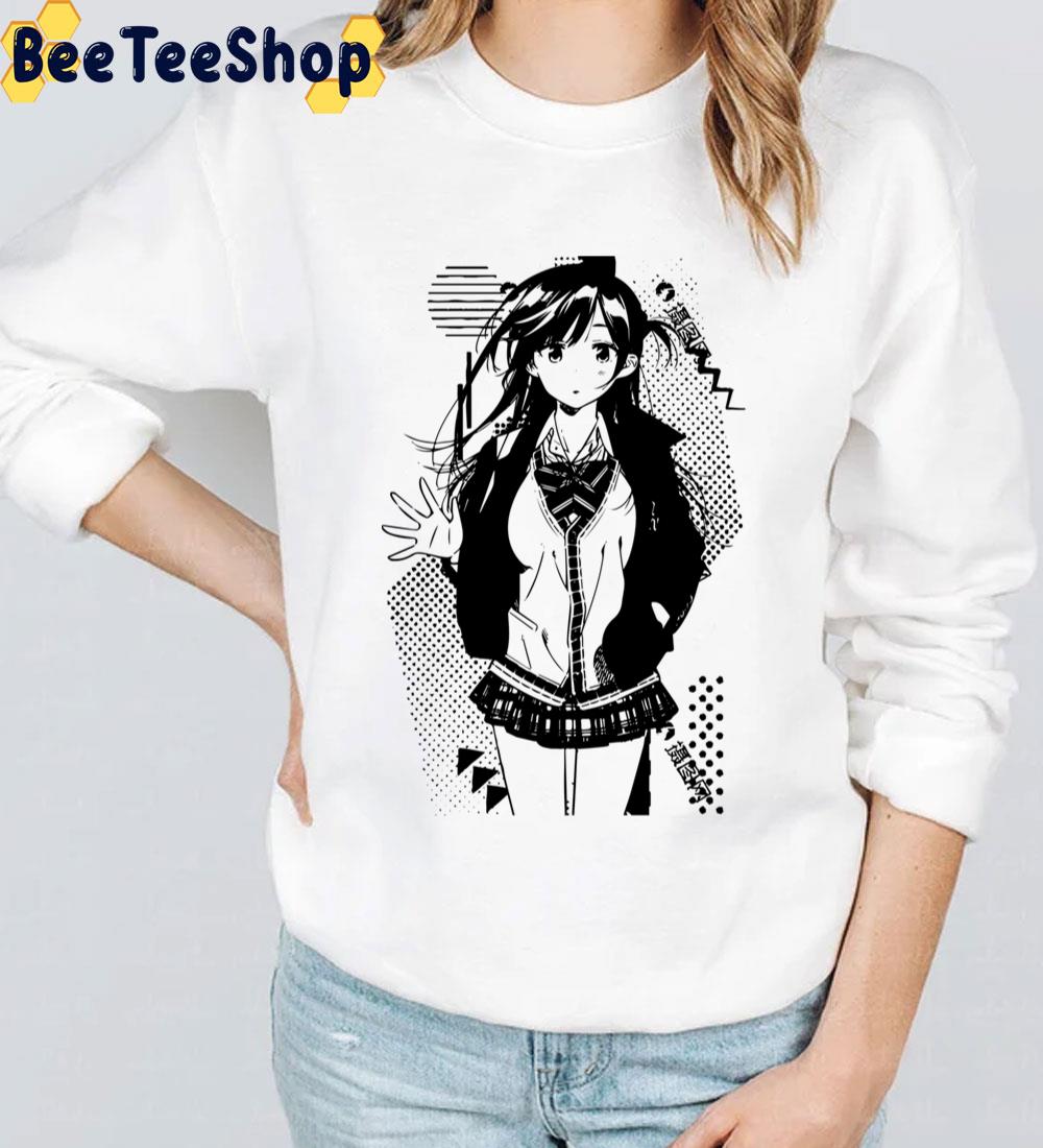 Black Art Kanojo Okarishimasu Mizuhara Chizuru Chizuru Ichinose Graphic Trending Unisex Sweatshirt