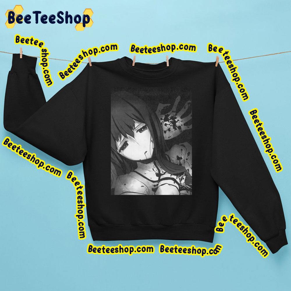 Black White Art Steins Gate Makise Kurisu Trending Unisex Sweatshirt