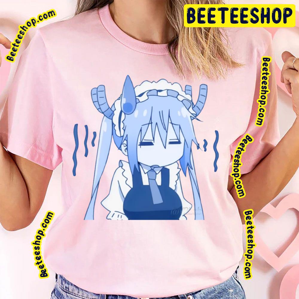 Blue Chibi Art Miss Kobayashi’s Dragon Maid Trending Unisex T-Shirt