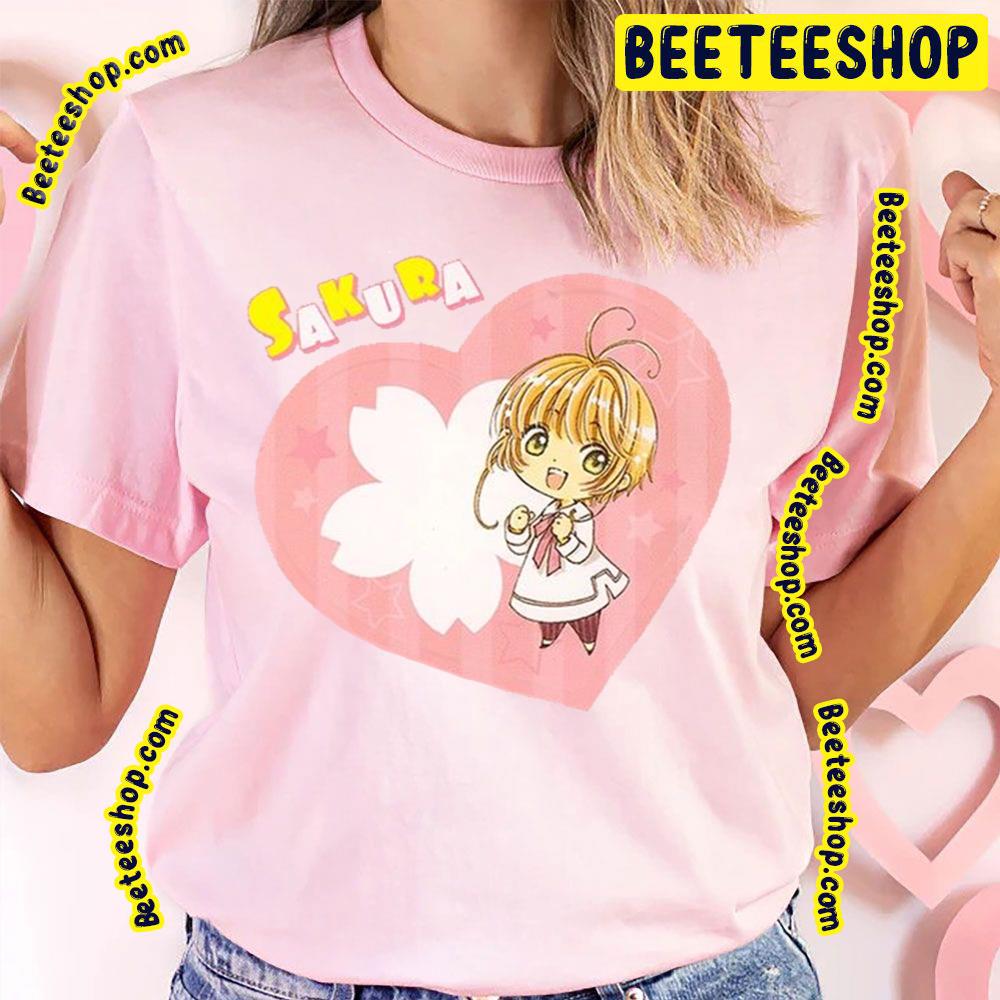 Cardcaptor Sakura Sakura Kinomoto Sakura With Heart Art Trending Unisex T-Shirt