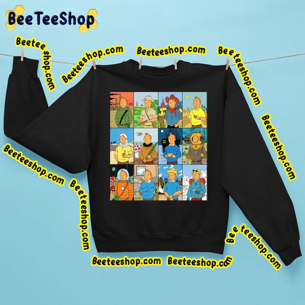 Character Box Up Adventures Tin Tin Trending Unisex Sweatshirt