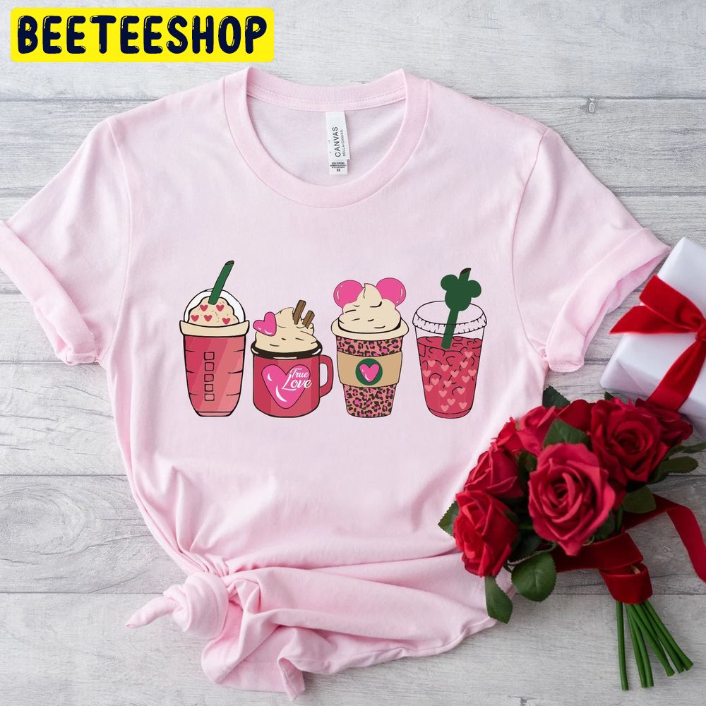 Coffee Cup Valentines Day Trending Unisex Shirt