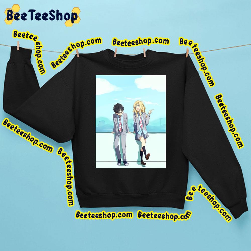 Couple Your Lie In April Trending Unisex Sweatshirt