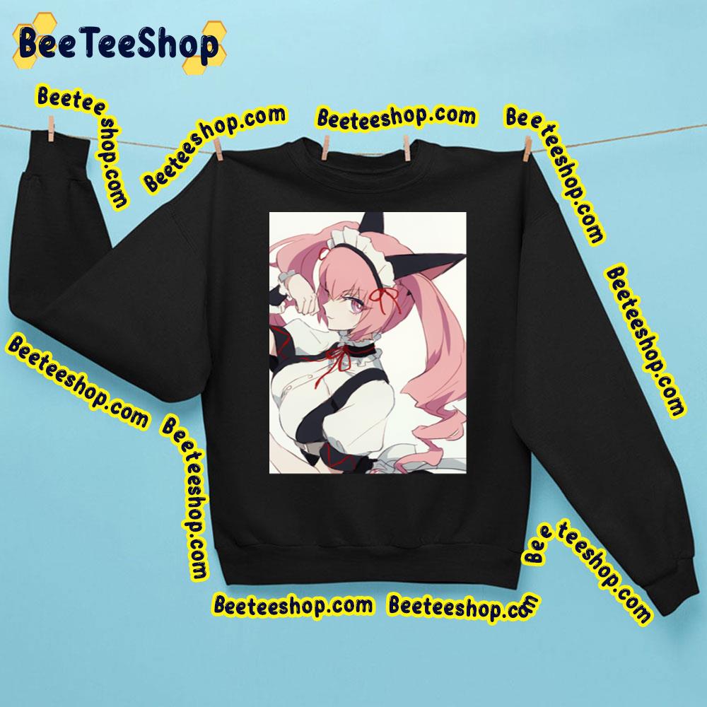 Cute Cat Cosplay Steins Gate Rumiho Akiha Trending Unisex Sweatshirt