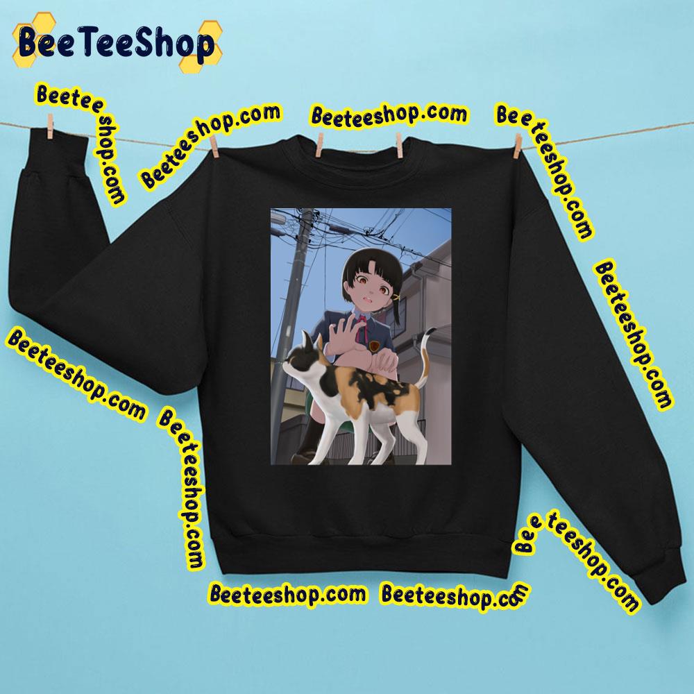 Cute Cat Serial Experiments Lain Trending Unisex Sweatshirt