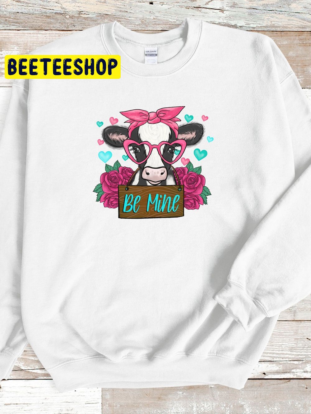 Cute Cows Are My Valentines Trending Unisex Shirt