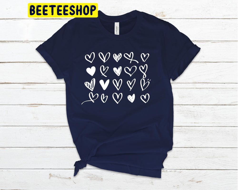 Cute Heart Valentine Trending Unisex Shirt