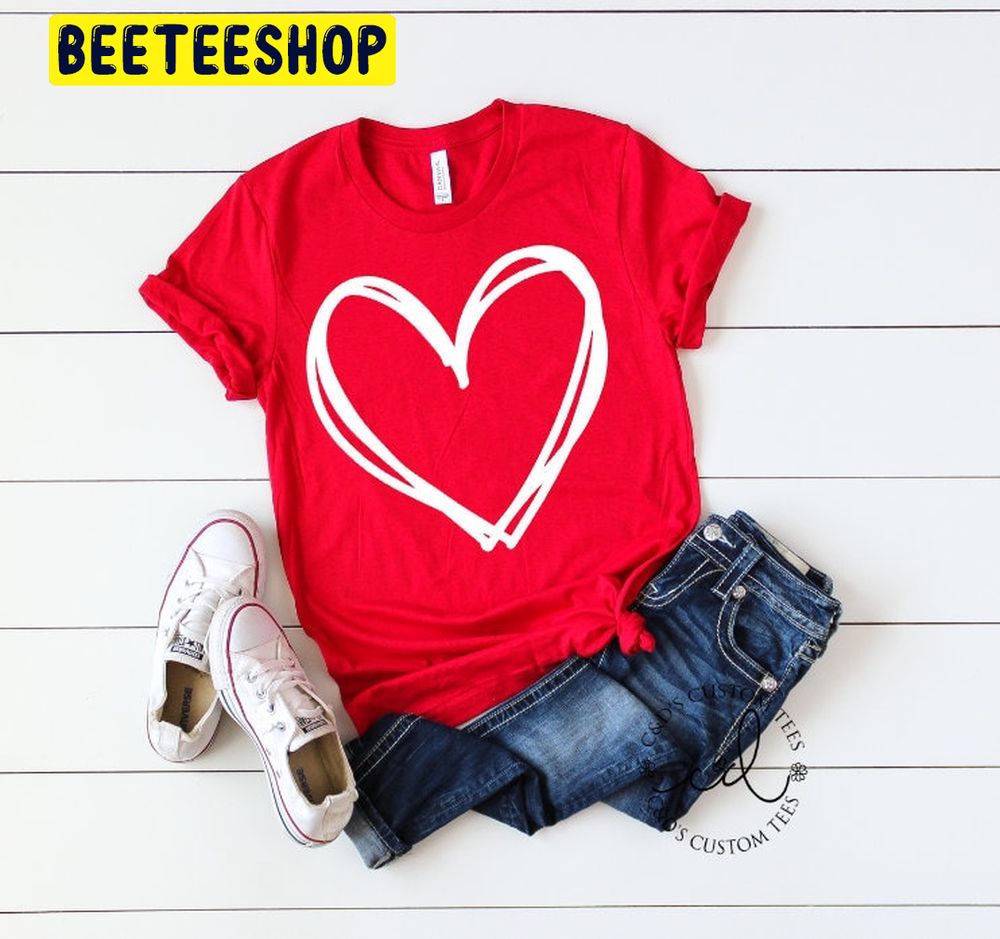 Heart Love Valentines Trending Unisex Shirt