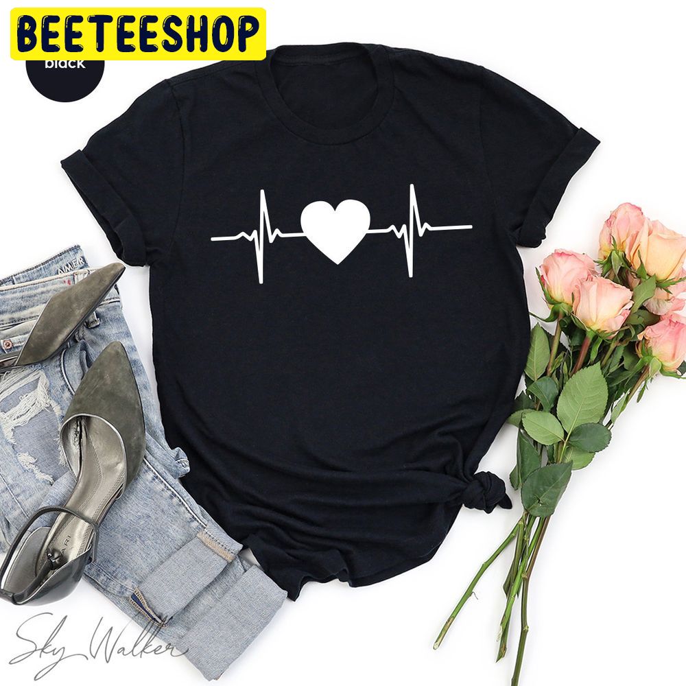 Heartbeat Love Trending Unisex Shirt