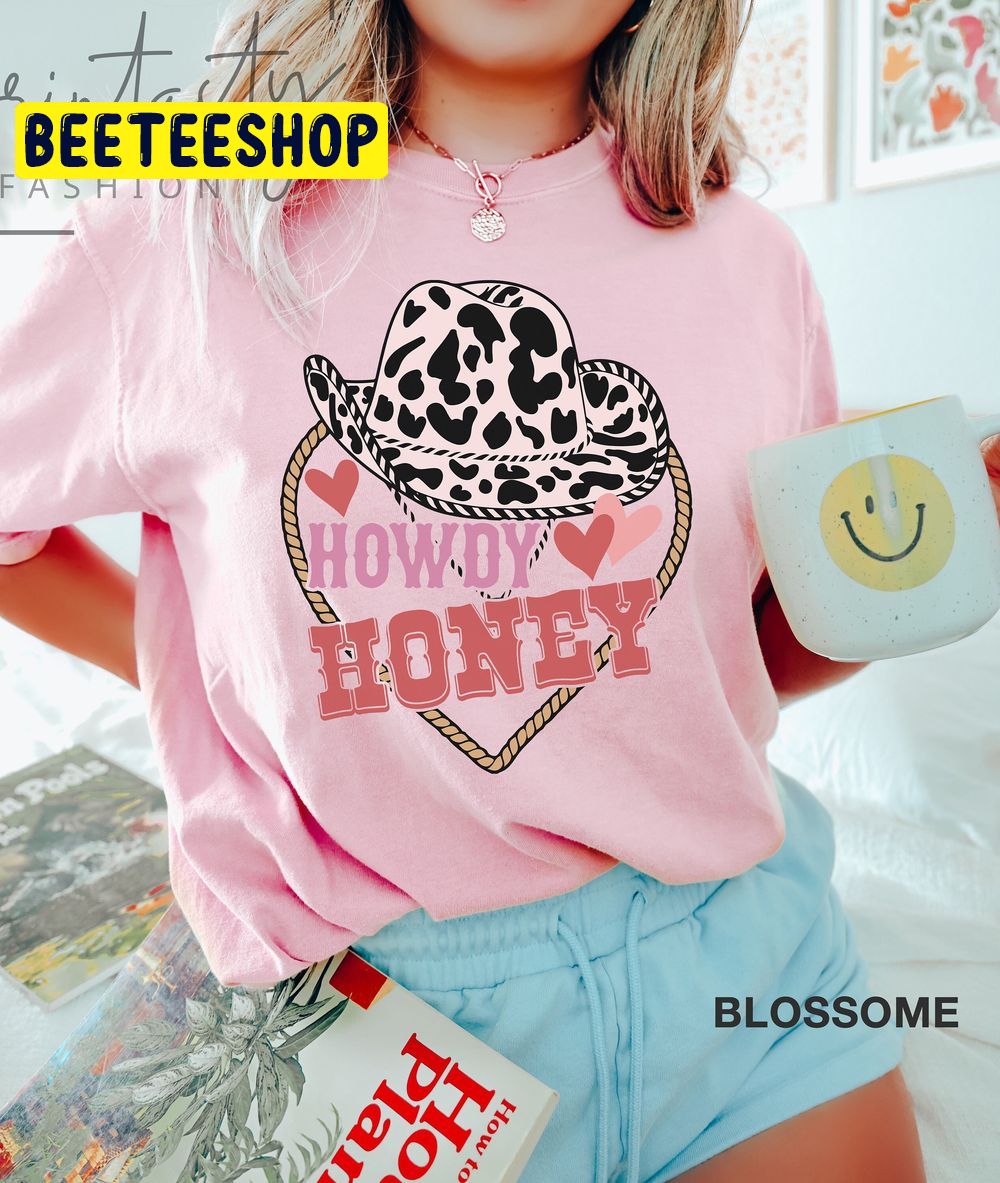 Howdy Valentine Western Graphic Trending Unisex Shirt