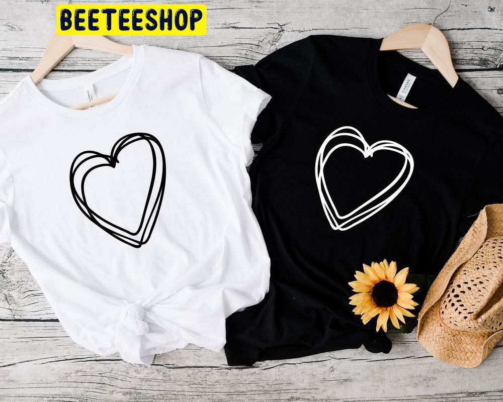 Love Heart Valentines Trending Unisex Shirt