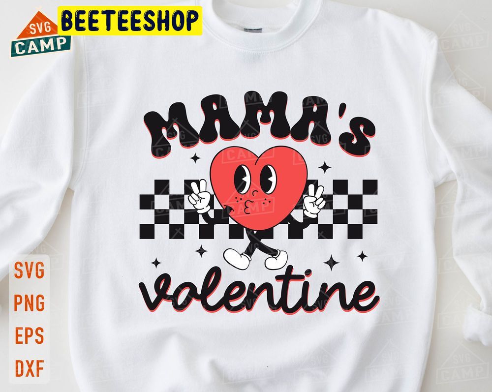 Mama’s Valentine Groovy Trending Unisex Shirt