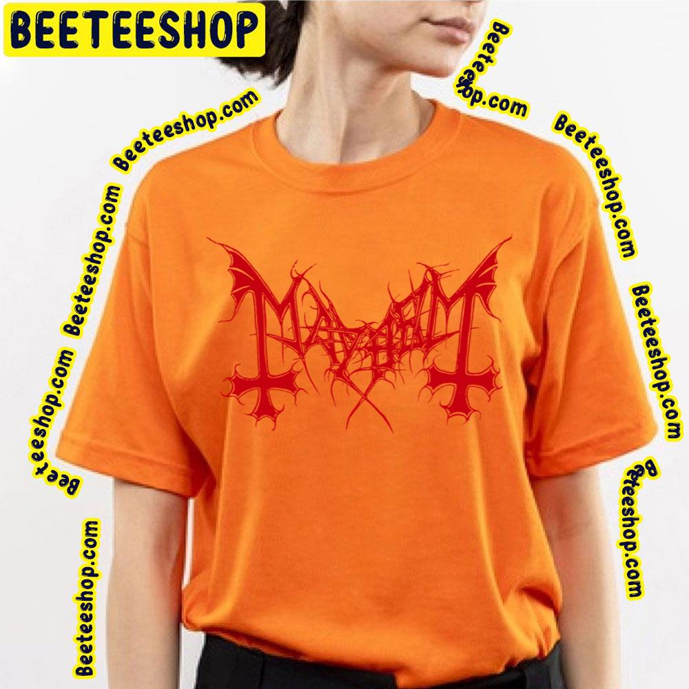 Mayhem Band Logo (Red Edition) Trending Unisex T-Shirt - Beeteeshop