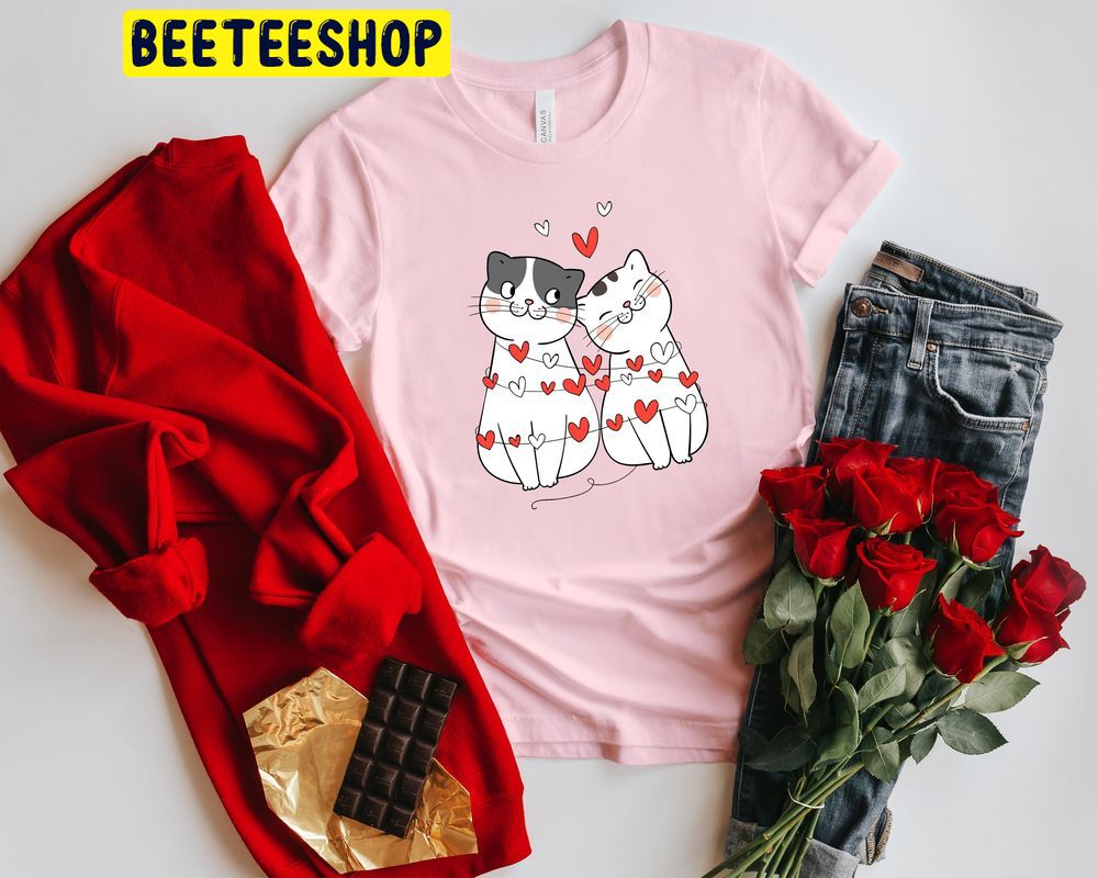 Meowy Valentine Trending Unisex Shirt