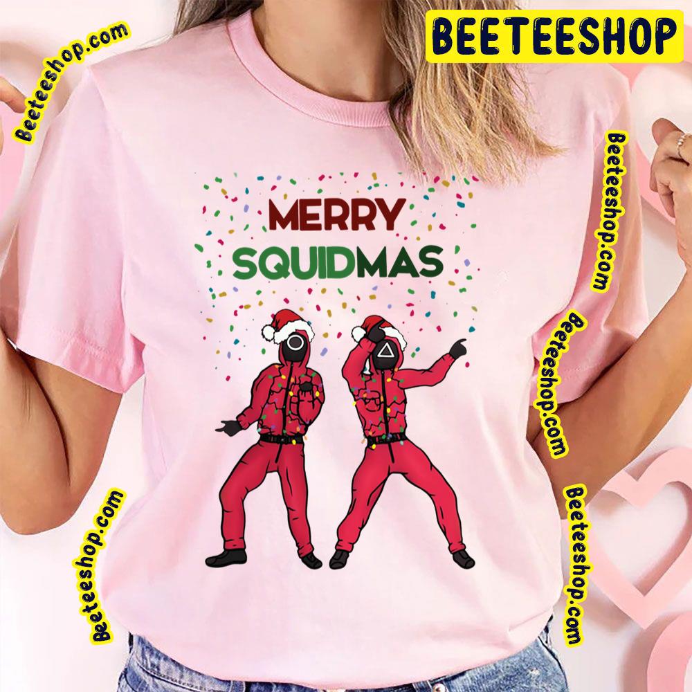 Merry Squidmas Funny Christmas Trending Unisex T-Shirt