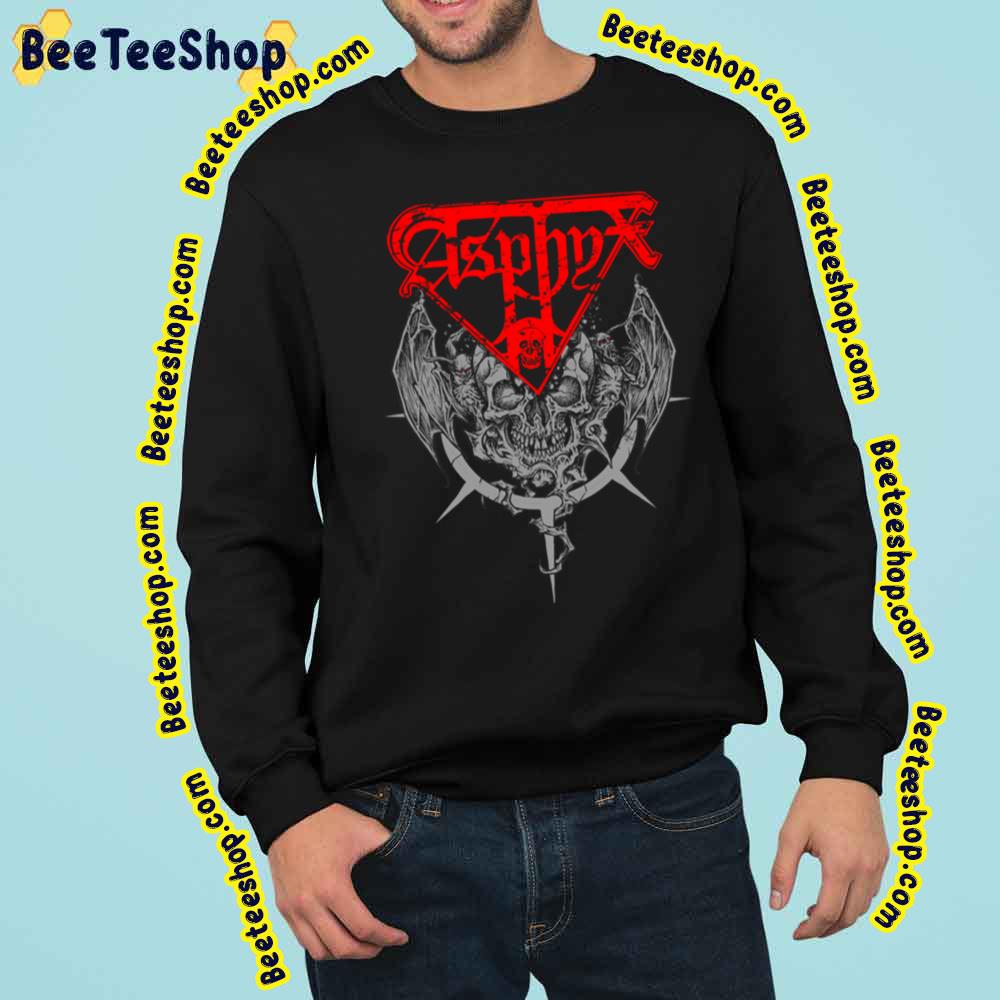 Old School Death Metal Skull Asphyx Band Trending Unisex Sweatshirt