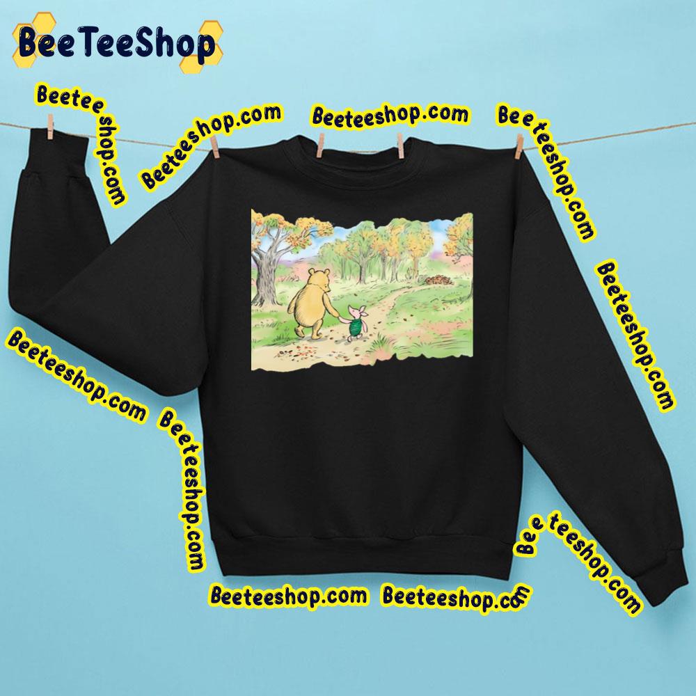 Piglet And  Winnie The Pooh Trending Unisex Sweatshirt