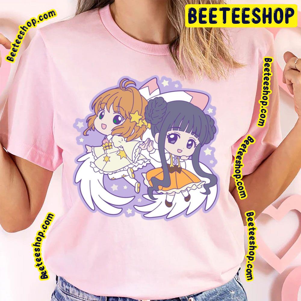 Purple Chibi Cardcaptor Sakura Sakura Kinomoto And Tomoyo Daidouji Trending Unisex T-Shirt