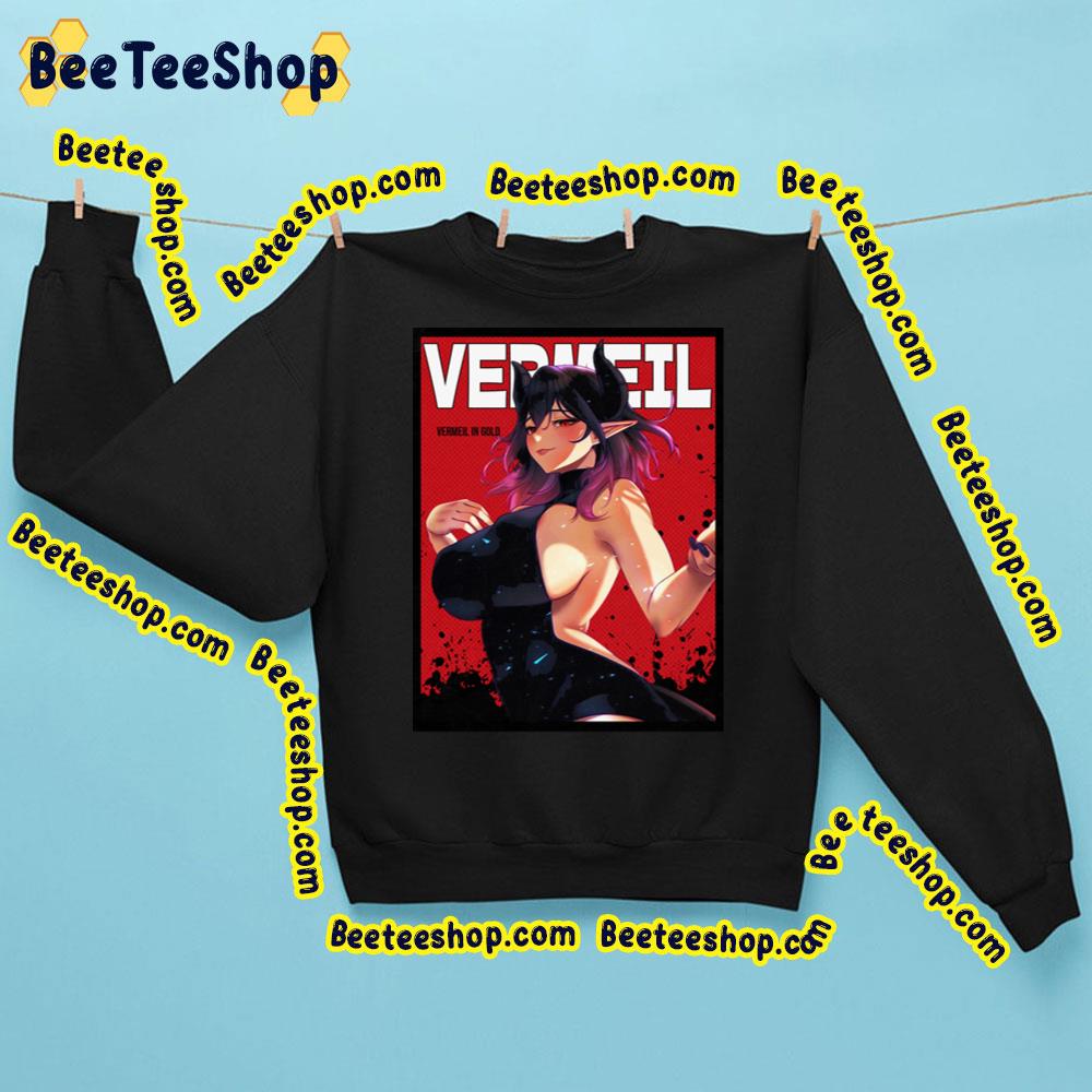 Red Comic Design Vermeil Vermeil In Gold Trending Unisex Sweatshirt