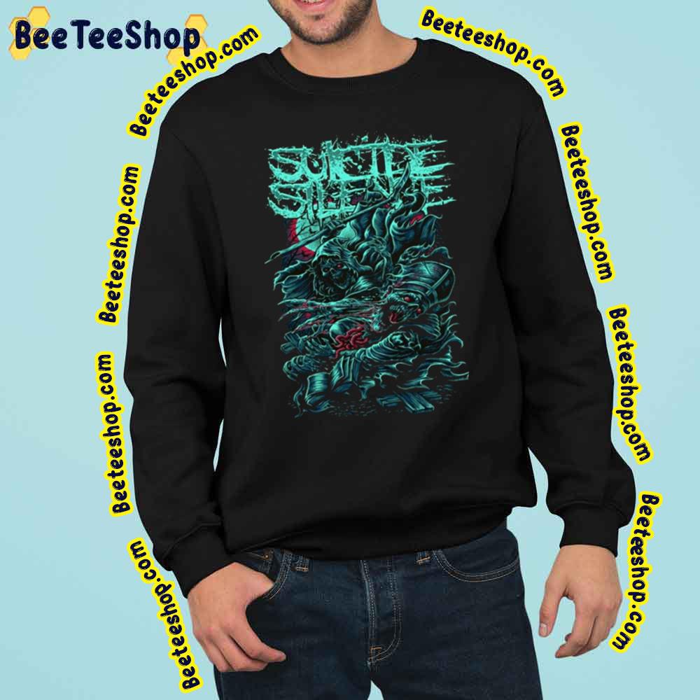 Red Green Art Suicide Silence Trending Unisex Sweatshirt