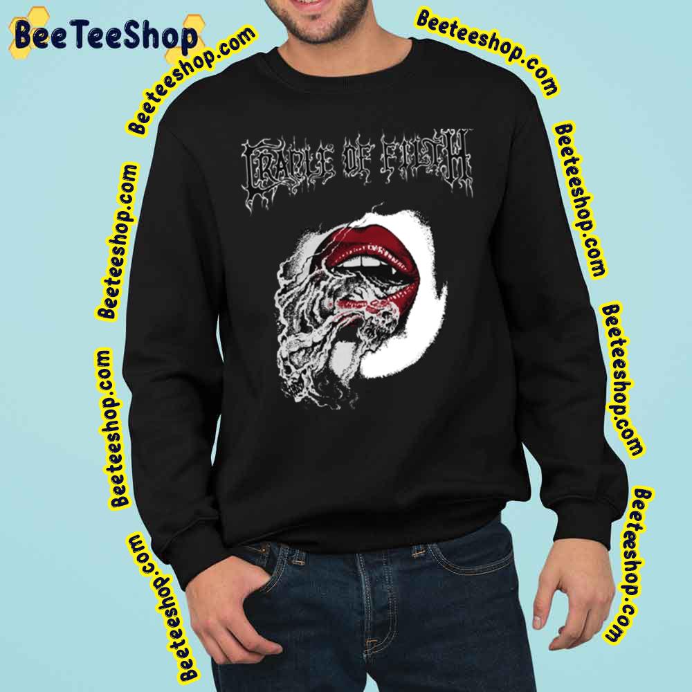 Red Lip Cradle Of Filth Band Trending Unisex Sweatshirt