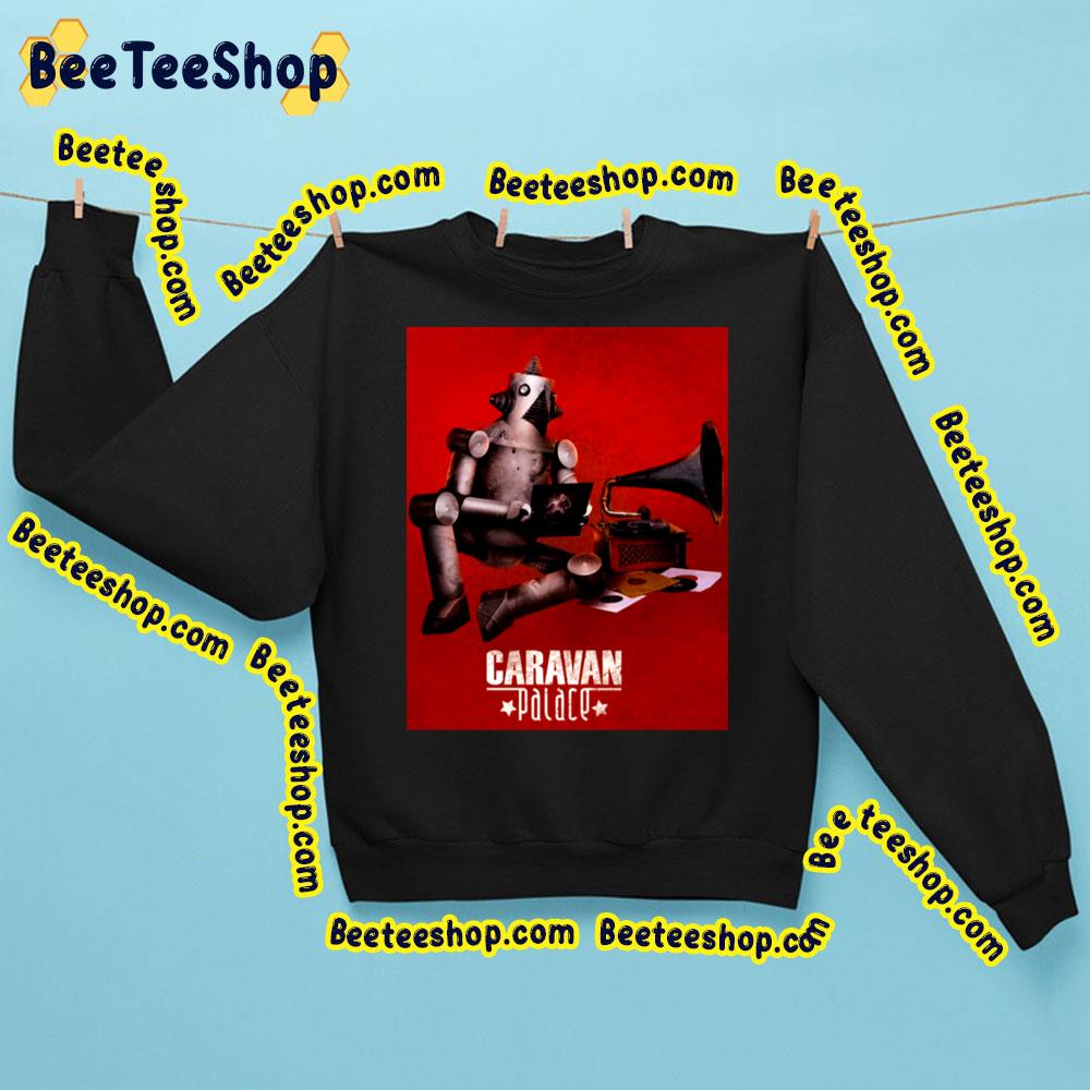 Red Vintage Caravan Palace Trending Unisex Sweatshirt