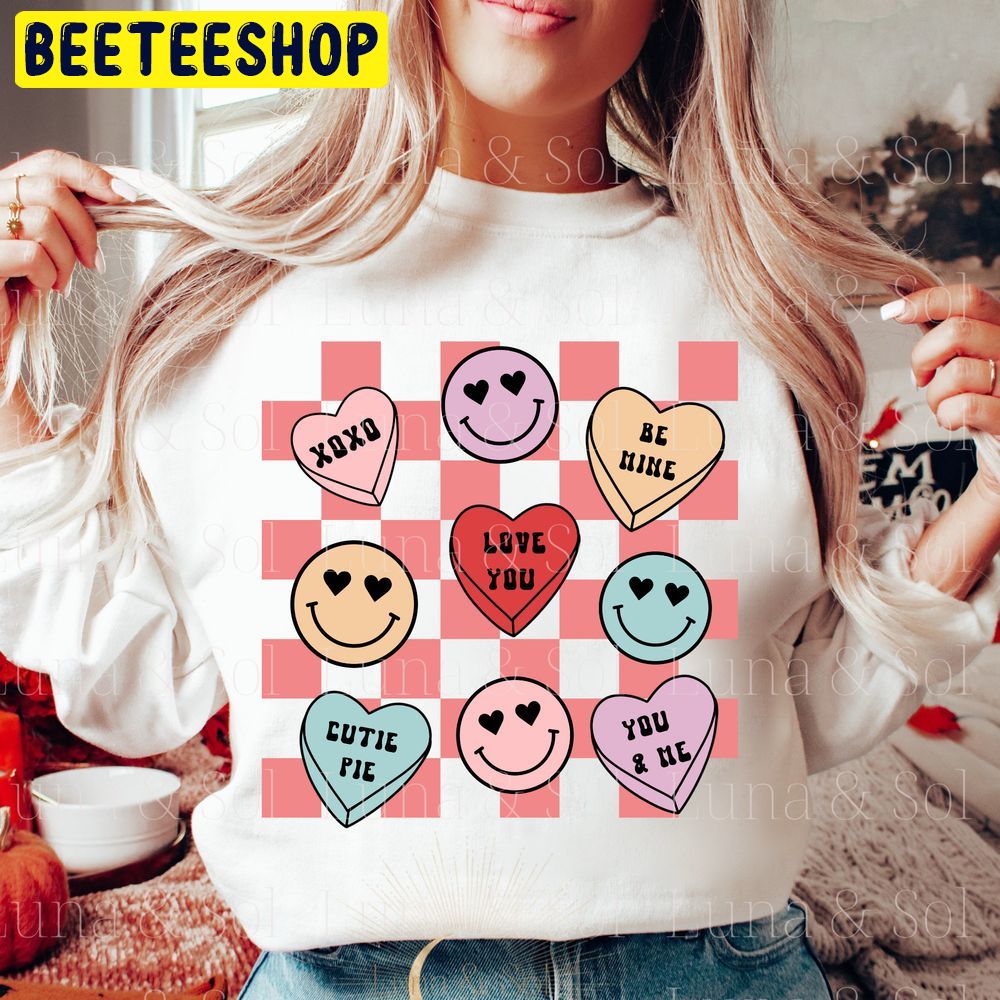 Retro Groovy Valentines Popular Trending Unisex Shirt