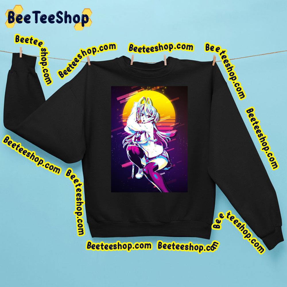 Retro Highschool Of The Dead Rei Miyamoto Vaporwave Trending Unisex Sweatshirt