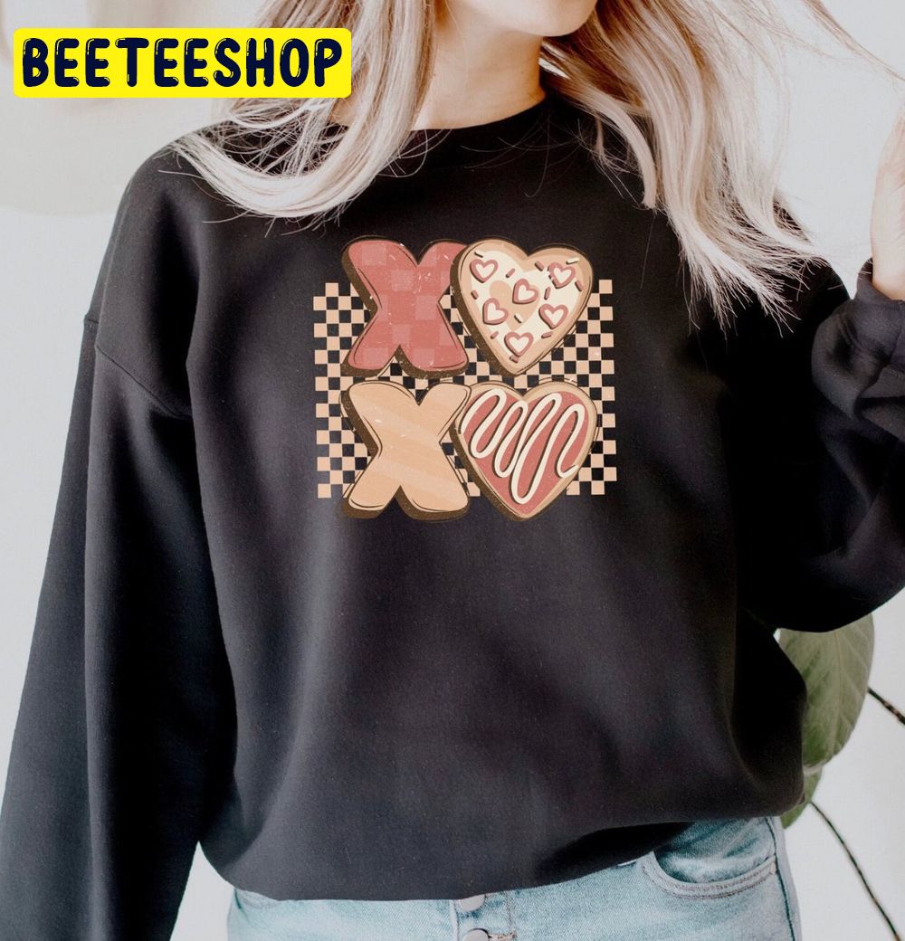 Retro Xoxo Valentines Day Trending Unisex Shirt