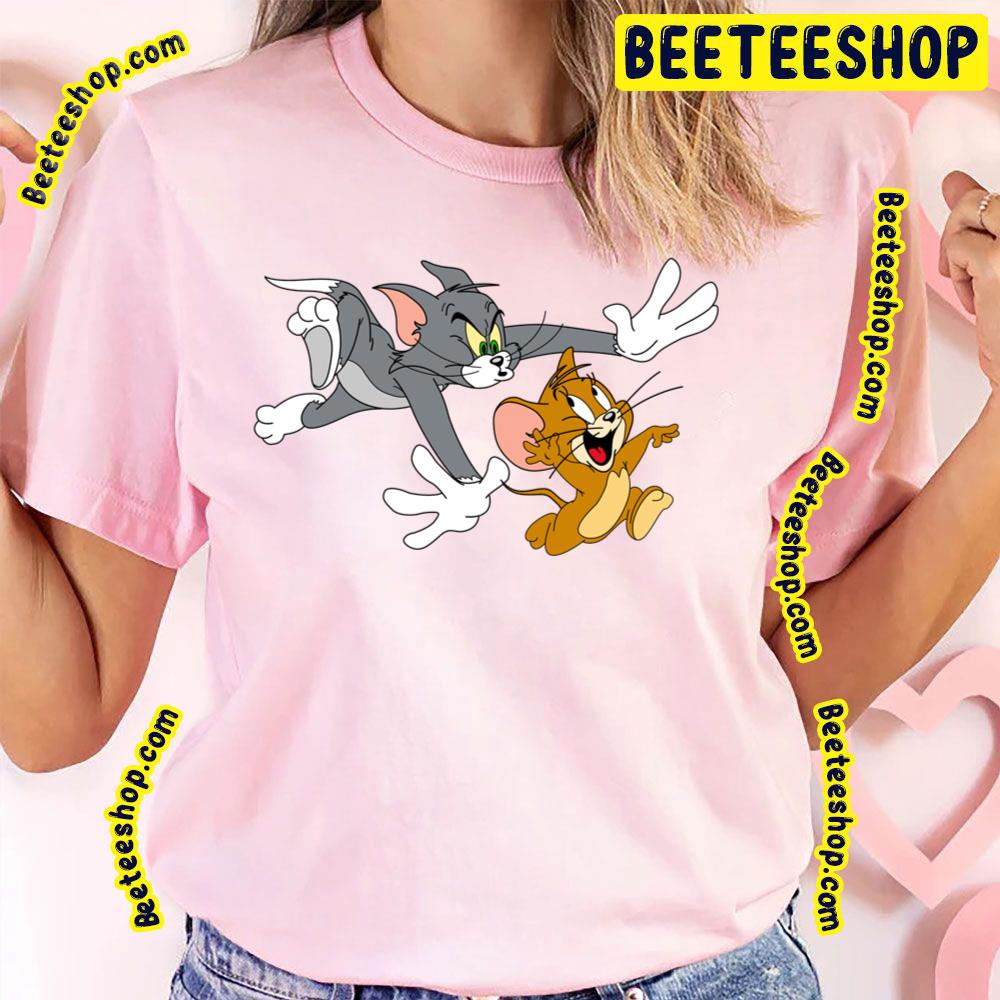 Running Tom And Jerry Trending Unisex T-Shirt