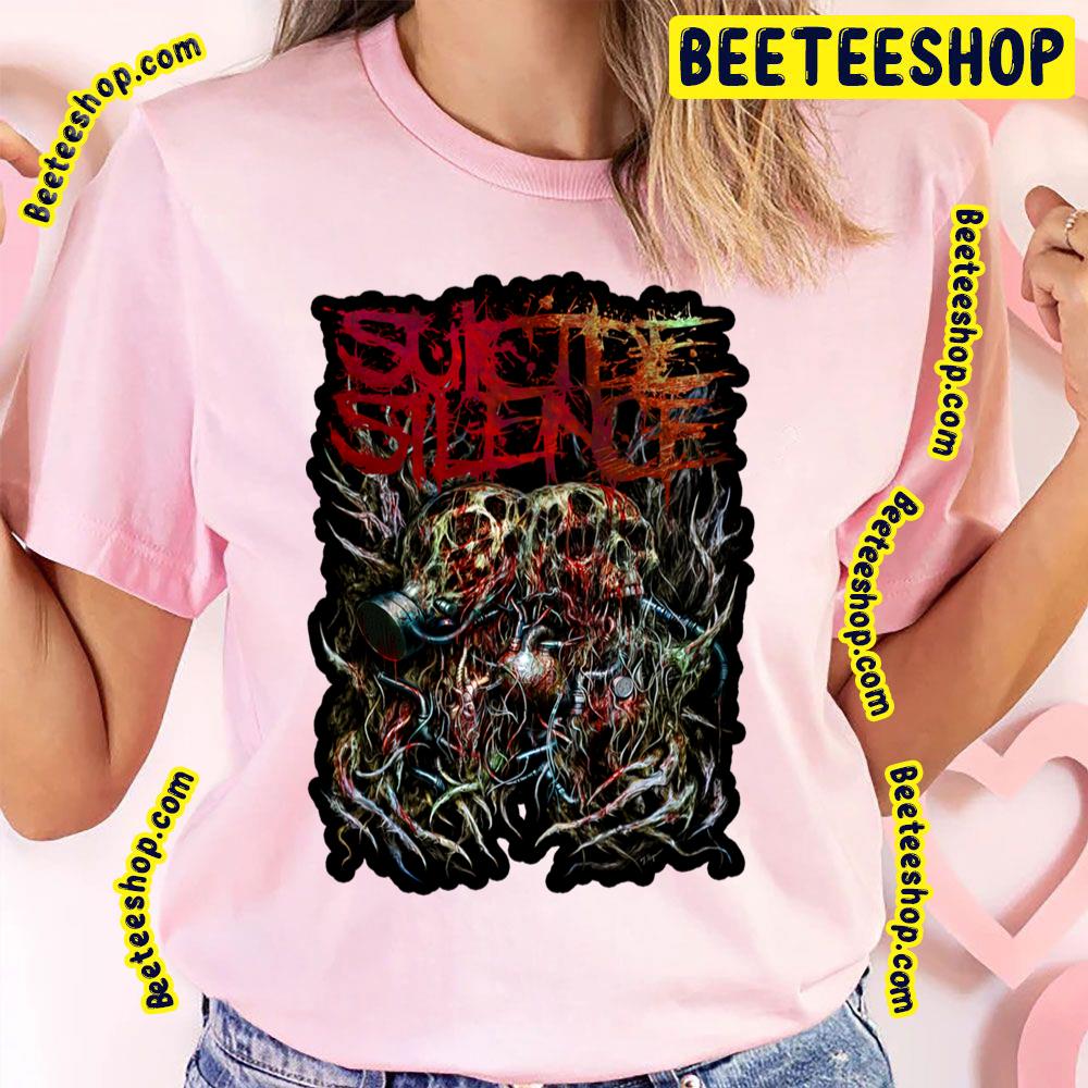 Skull Exposed To Radiation Suicide Silence Trending Unisex T-Shirt