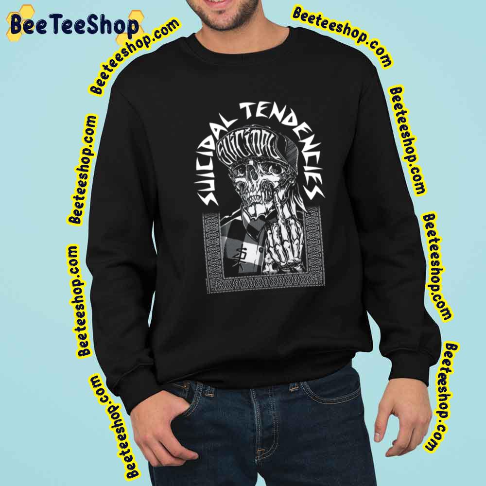 Suicidal Tendencies Thrash Band Bad Finger Skull Trending Unisex Sweatshirt