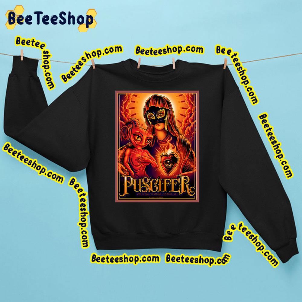 The Orange Devil And Angel Puscifer Trending Unisex Sweatshirt