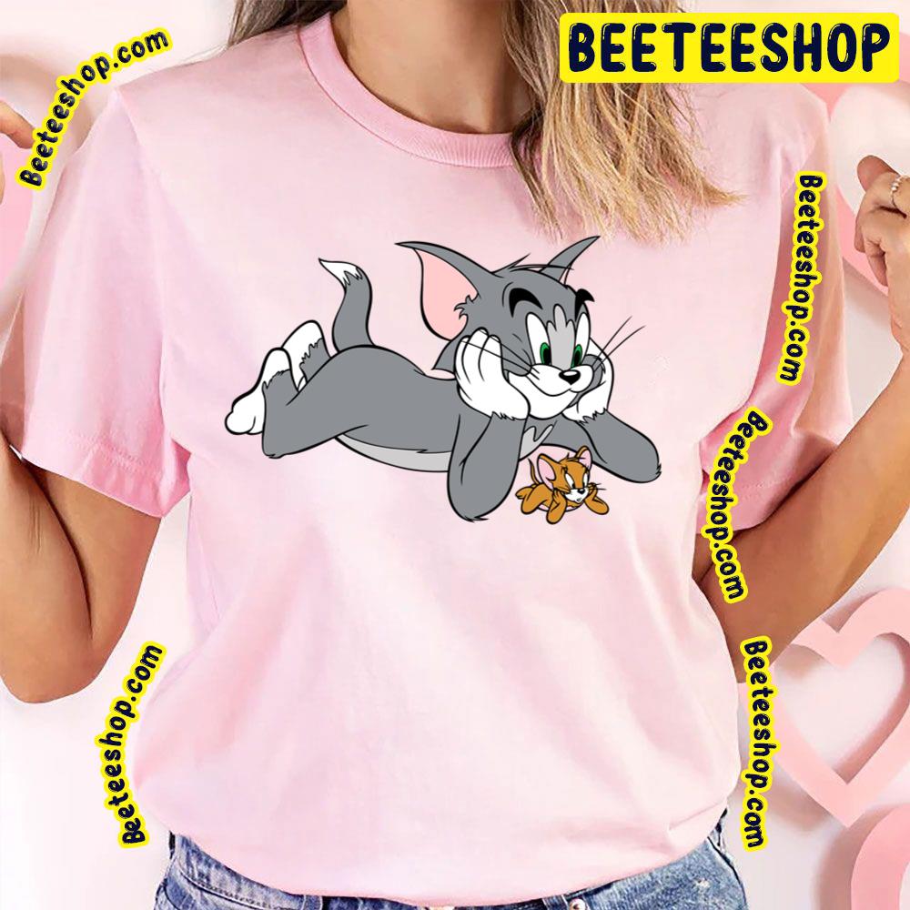 Tom And Jerry Watching Tv Trending Unisex T-Shirt