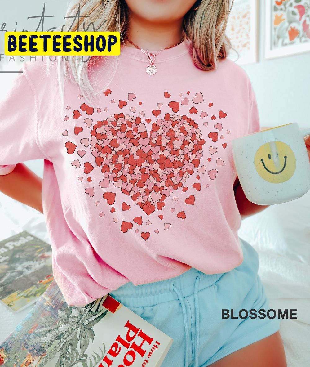 Valentine Heart Retro Love Trending Unisex Shirt