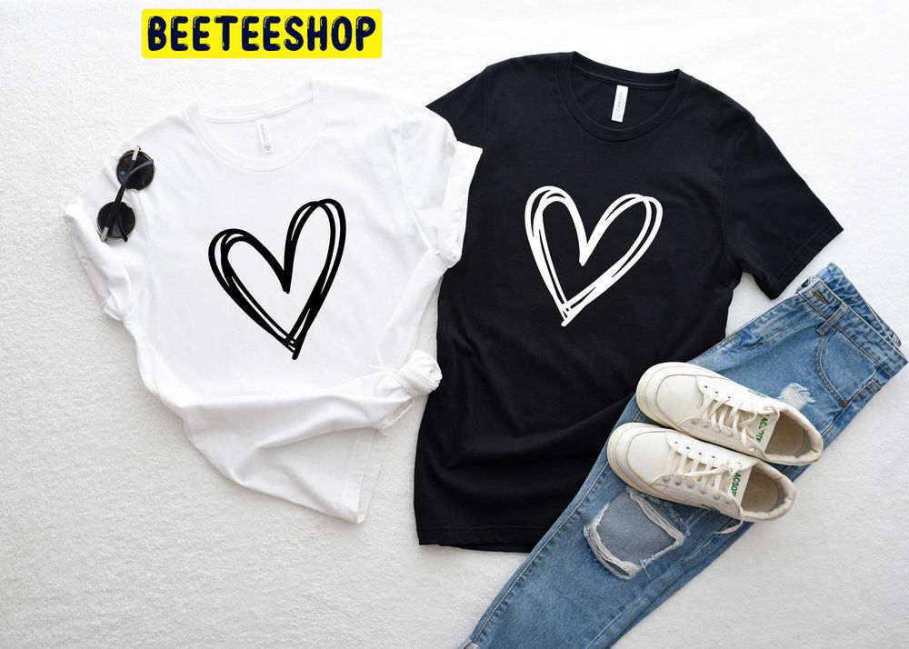 Valentines Day Cute Heart Trending Unisex Shirt