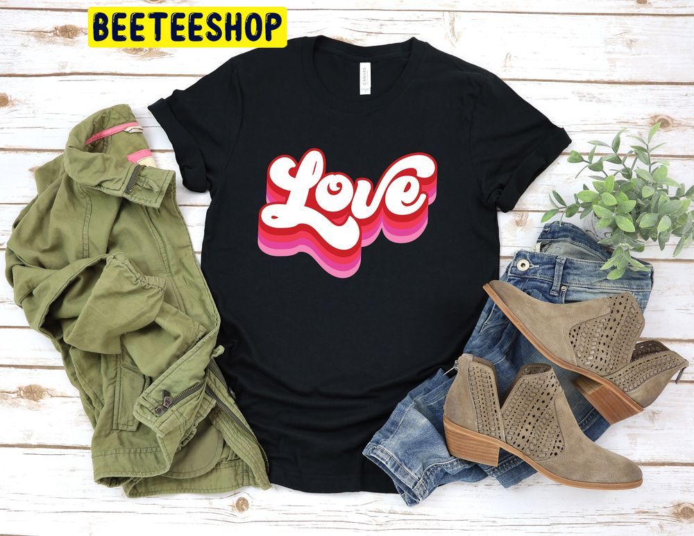 Valentine’s Day Retro Love Trending Unisex Shirt