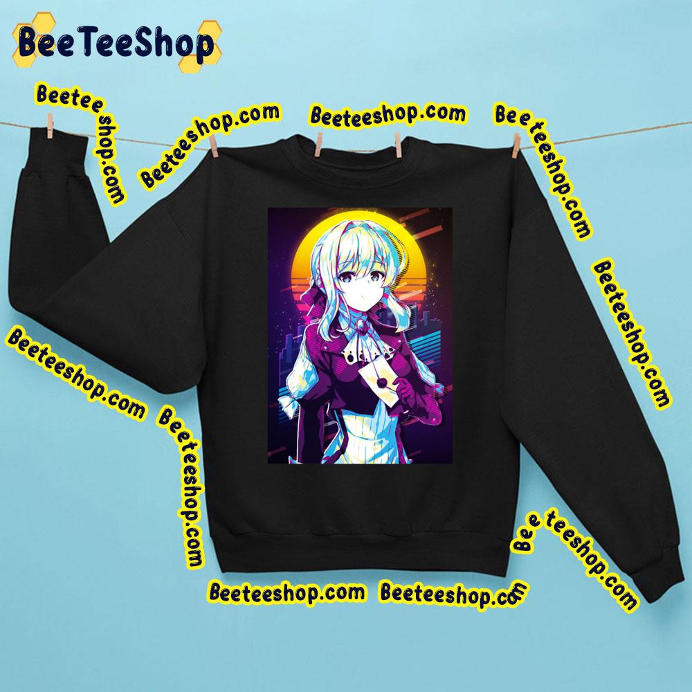 Violet Evergarden Vaporwave Retro Trending Unisex Sweatshirt