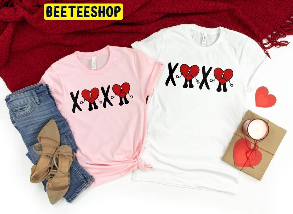 Xoxo Bad Bunny Valentines Trending Unisex Shirt