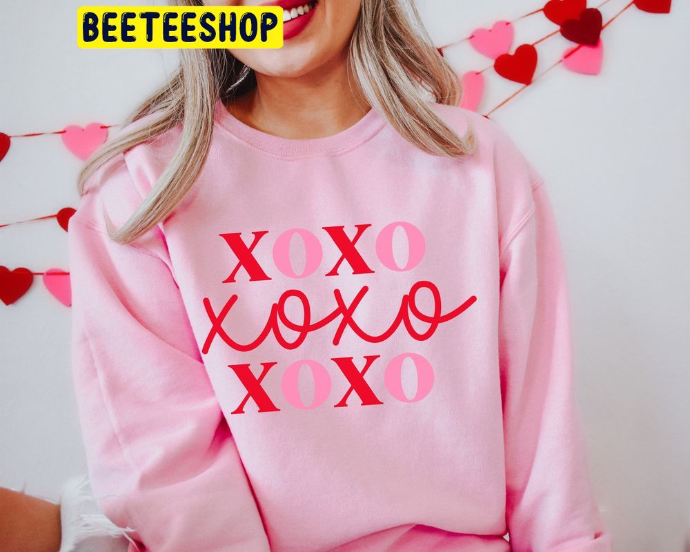 Xoxo Cute Pink Valentine’s Day Trending Unisex Shirt