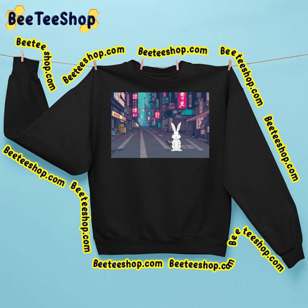 Year Of The Rabbit 2023 Japanese Street Cyberpunk Tokyo Trending Unisex Sweatshirt