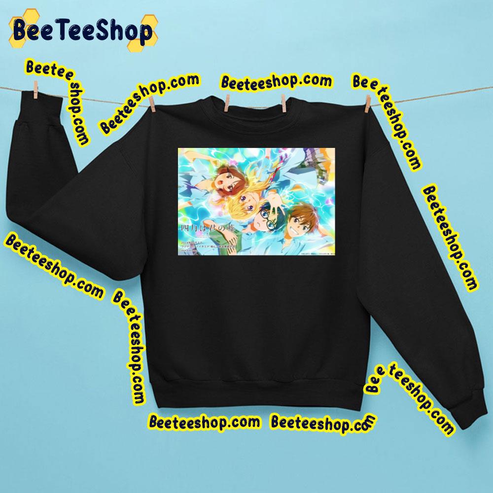 Your Lie In April Characters Trending Unisex Sweatshirt