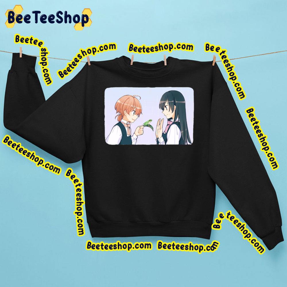 Yuu Holds A Frog To Nanami Bloom Into You Trending Unisex Sweatshirt