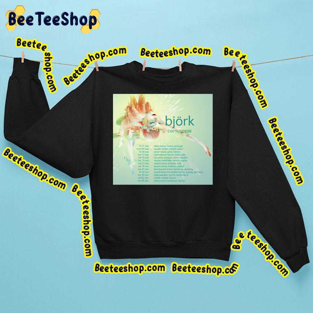 2023 Björk Cornucopia Tour Dates Trending Unisex Sweatshirt