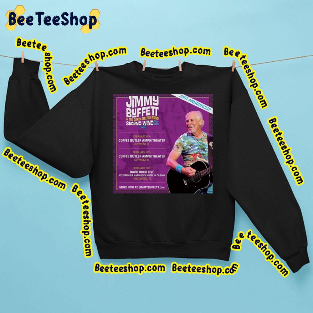 jimmy buffett second wind tour 2023 merchandise