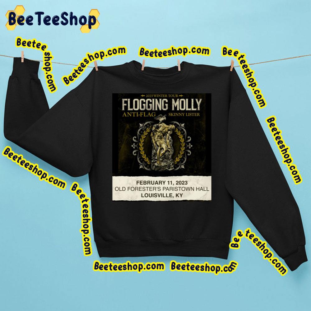 2023 Winter Flogginf Molly Anti-Flag Skinny Listen Trending Unisex Shirt