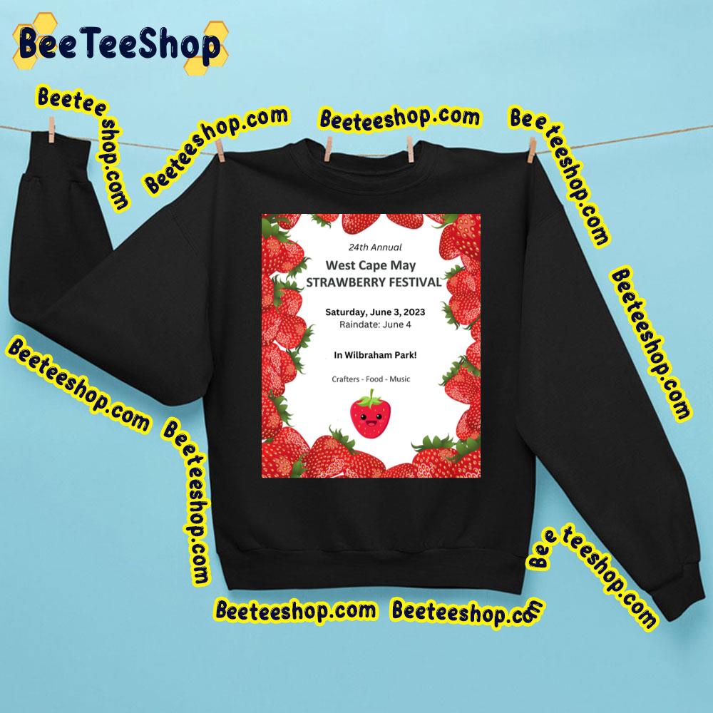 24th Annual Strawberry Music Festival 2023 Trending Unisex Sweatshirt