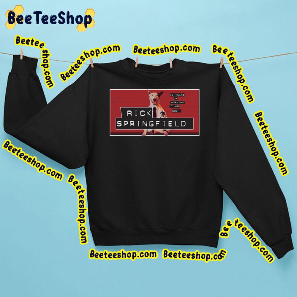 40 Years Of Working Class Dog Rick Springfield Trending Unisex Sweatshirt